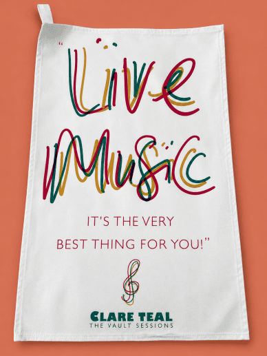 Live Music TealTowel3 Live Music TealTowel