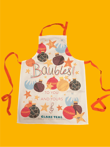 Apron Orange Baubles Apron (Christmas)
