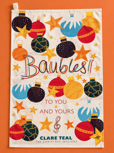 Baubles TealTowel (Christmas) Baubles TealTowel (Christmas)