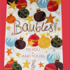 Baubles TealTowel Pink Baubles TealTowel (Christmas)