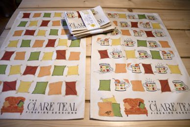 Fireside TealTowel (Cushion Design)