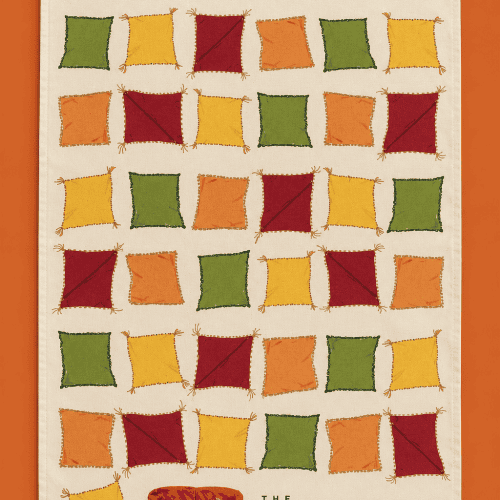 Fireside TealTowel (Cushion Design)